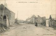 80 Somme / CPA FRANCE 80 "Méaulte, la grande rue"