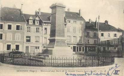 CPA FRANCE 88 " Senones, monument aux morts"