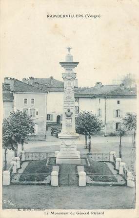 CPA FRANCE 88 " Rambervillers, monument aux morts"