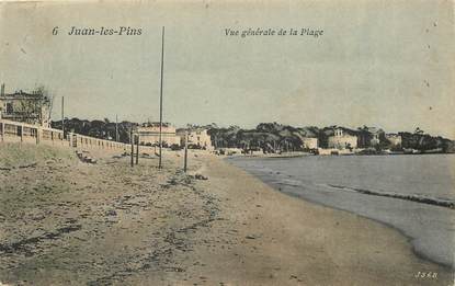 CPA FRANCE 06 "Juan les Pins, vue générale de la plage"