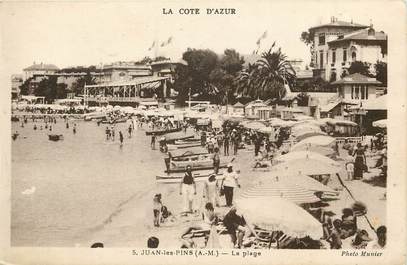 CPA FRANCE 06 "Juan les Pins, la plage"