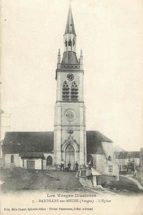 CPA FRANCE 88 " Bazoilles sur Meuse, l'Eglise"