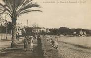 06 Alpe Maritime CPA FRANCE 06 "Juan les Pins, la plage et le boulevard du Littoral"