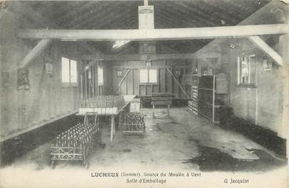 / CPA FRANCE 80 "Lucheux, source du moulin à vent"