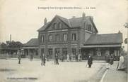 80 Somme / CPA FRANCE 80 "Longpré Les Corps Saints" / GARE