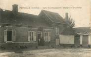 80 Somme / CPA FRANCE 80 "Favières, café des chasseurs"