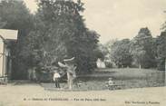 80 Somme / CPA FRANCE 80 "Château de Flesselles, vue du parc"