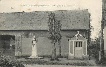  / CPA FRANCE 80 "Bernapré, la chapelle et le monument"