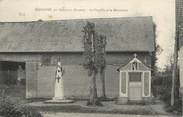 80 Somme  / CPA FRANCE 80 "Bernapré, la chapelle et le monument"