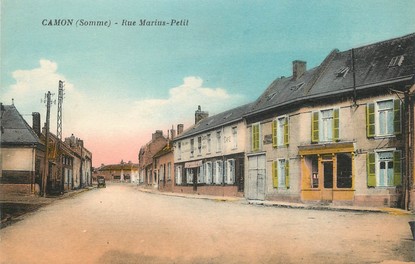  / CPA FRANCE 80 "Camon, rue Marius Petit"