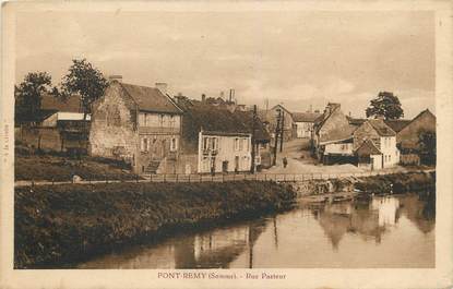  / CPA FRANCE 80 "Pont Rémy, rue Pasteur"