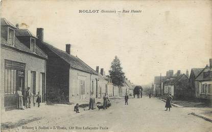  / CPA FRANCE 80 "Rollot, rue Haute"
