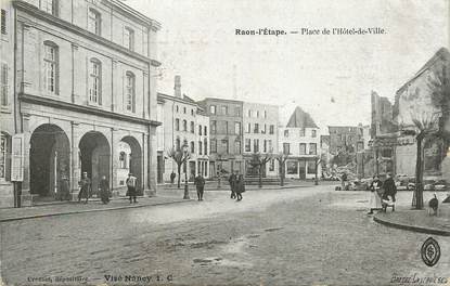 CPA FRANCE 88  "Raon l'Etape, place de l'Hotel de ville"