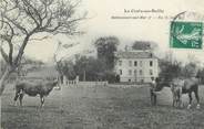 80 Somme  / CPA FRANCE 80 "La Croix au Bailly, Bethencourt sur mer" / VACHE / CHEVAL