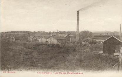  / CPA FRANCE 80 "Ailly sur Noye, les usines Métallurgiques"