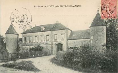 CPA FRANCE 89 "la Ferme de Sixte près Pont sur Yonne"