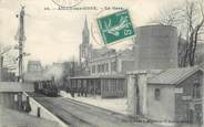 80 Somme  / CPA FRANCE 80 "Ailly sur Noye, la gare"