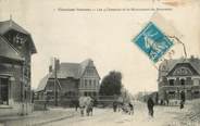 80 Somme  / CPA FRANCE 80 "Chaulnes, les 4 chemins et le monument du souvenir"