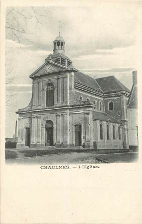  / CPA FRANCE 80 "Chaulnes, l'église"