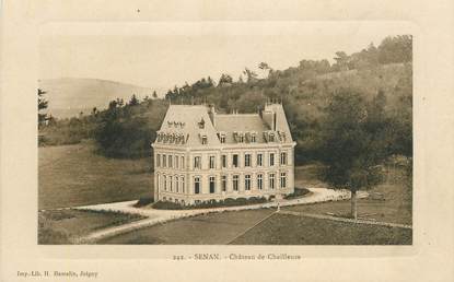 CPA FRANCE 89  "Senan, chateau de Chailleuse"