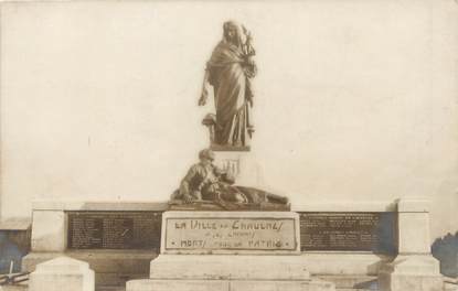  / CARTE PHOTO FRANCE 80 "Chaulnes" / MONUMENT AUX MORTS