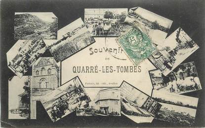 CPA FRANCE 89  "Quarré les Tombes, souvenir"