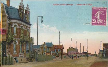  / CPA FRANCE 80 "Quend plage, Av de la plage"