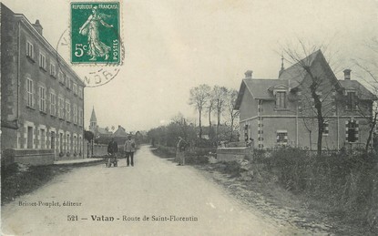  / CPa FRANCE 36 "Vatan, Route de Saint Florentin"