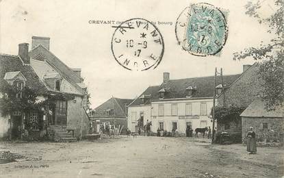  / CPA FRANCE 36 "Crevant, haut du bourg"