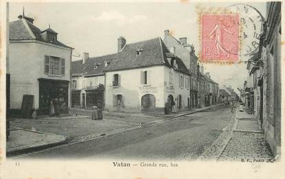  / CPA FRANCE 36 "Vatan, grande rue, bas"