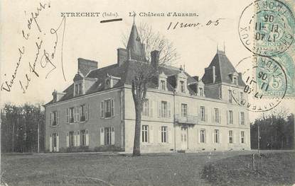  / CPA FRANCE 36 "Etrechet, le château d'Auzans"