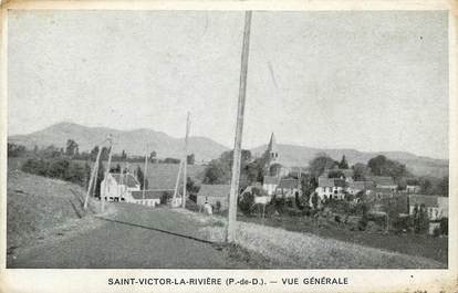 CPA FRANCE 63 "Saint Victor la Rivière"