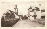 36 Indre  / CPA FRANCE 36 "Concrémiers, l'église et la tour, route de Le Blanc"