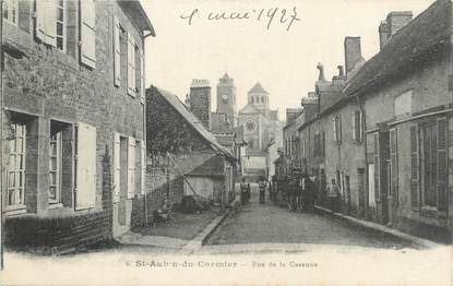  / CPA FRANCE 35 "Saint Aubin de Cormier, rue de la Garenne"