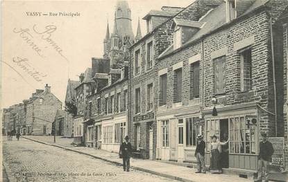 / CPA FRANCE 14 "Vassy, rue principale"