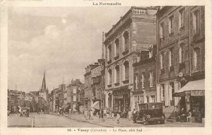 / CPA FRANCE 14 "Vassy, la place"