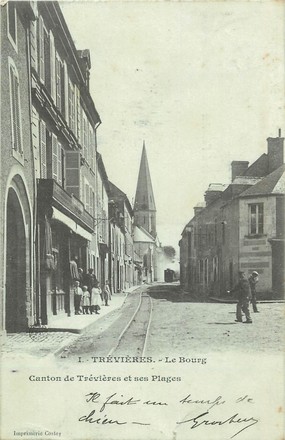 / CPA FRANCE 14 "Trévières, le Bourg"