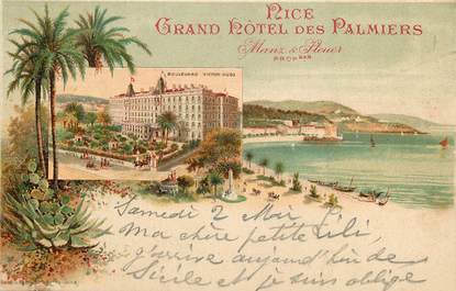 CPA FRANCE 06 "Nice, Grand Hotel des Palmiers"