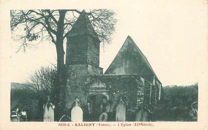 CPA FRANCE 89 "Saligny, L'Eglise"