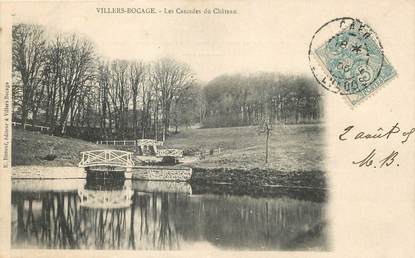 / CPA FRANCE 14 "Villers Bocage, les cascades du château"