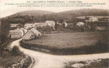 CPA FRANCE 89 "Quarré les Tombes, Moulin Colas"