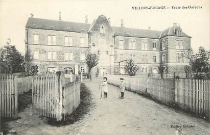 / CPA FRANCE 14 "Villers Bocage, école des garçons"