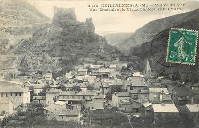 CPA FRANCE 06 "Guillaumes, vue générale et le vieux chateau"