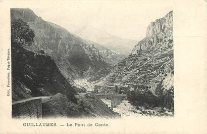 CPA FRANCE 06 "Guillaumes, le Pont de Cante"