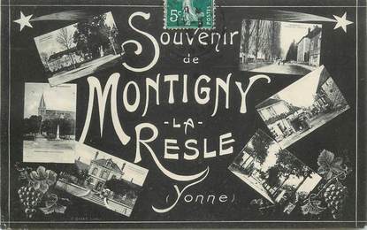 CPA FRANCE 89 "Souvenir de Montigny la Resle"