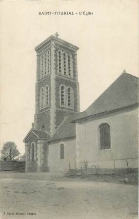 / CPA FRANCE 35 "Saint Thurial, l'église"