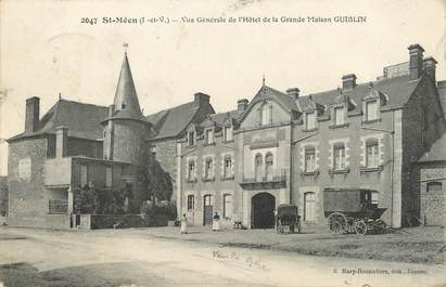 / CPA FRANCE 35 "Saint Méen, vue générale de l'hôtel de la Grande maison Guiblin"