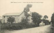 35 Ille Et Vilaine / CPA FRANCE 35 "Messac, l'école libre des filles et la route de Langeon"