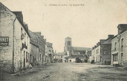 / CPA FRANCE 35 "Pripriac, la grande rue"