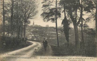 / CPA FRANCE 35 "Chatillon en Vendelais, panorama côté sud"